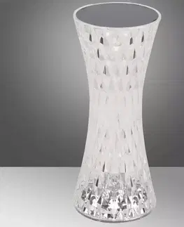Lampy do obývačky Stolná lampa CRISTAL VASO LB1