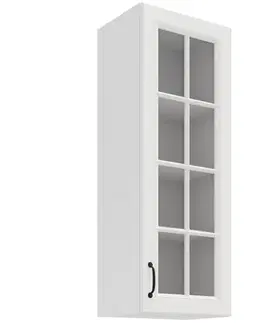Kuchynské skrinky visiace Kuchynská skrinka Stilo biela mat/biela 40GS-108 1F