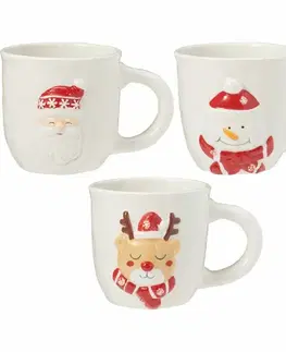 Hrnčeky a šálky Súprava 3 keramických hrnčekov North Pole 500 ml