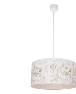 Svietidlá  Detský luster KIDS ROOM 1xE27/60W/230V pr. 40 cm dinosaurus H0975