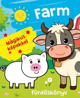 Knižky do vane Farm fürdőskönyv - Színváltós, mágikus képekkel