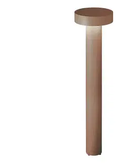 Záhradné lampy Ideal Lux - Vonkajšie svietidlo 4xG9/15W/230V 80 cm IP44 hnedé 326924