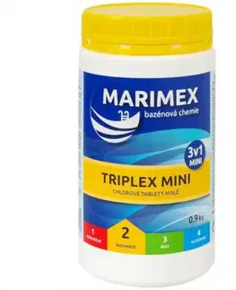 Chlór do bazénov Bazénová chémia aquamar triplex mini 0,9 kg