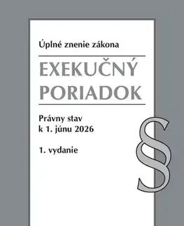 Trestné právo Exekučný poriadok, 1. vydanie 6/2026