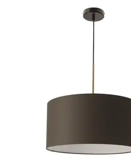 Svietidlá  Luster na lankách VANTI 1xE27/40W/230V hnedý 31-44754