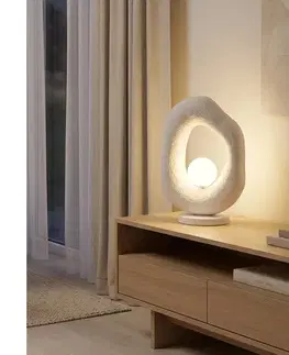 Lampy BRILAGI - Stolová lampa WABI SABI 1xG9/8W/230V biela 118OPV2631