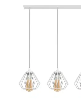 Svietidlá  Luster na lanku AGAT 3xE27/15W/230V W-L 1300/3 WT