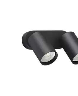 Svietidlá Ideal Lux - LED nástenné bodové svietidlo DYNAMITE 2xGU10/7W/230V CRI 90 čierne 367385