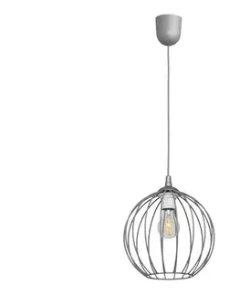 Svietidlá  Luster na lanku MERCURE 1xE27/15W/230V šedá W-1388/1 GR+SCW-P SL