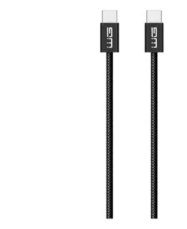 Predlžovacie káble Winner Group - USB kábel USB-C / USB-C 60W 3m čierna WINKABCC60W3M