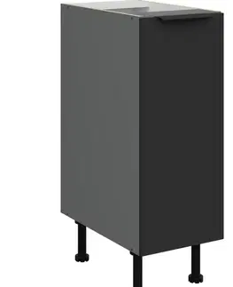 Kuchynské skrinky stojace Kuchynská skrinka Aria-Bl/Ant Anti Fingerprint 30d Cargo Bb
