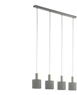 Svietidlá Eglo 97674 - Luster na lanku CONCESSA 2 4xE27/60W/230V 97674