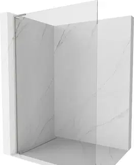 Sprchové dvere MEXEN/S - Kioto L Sprchová zástena WALK-IN 75 x 200, transparent, nikel kefovaná 800-075-103-97-00