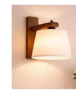 Svietidlá  Nástenné svietidlo AIDA 1xE27/60W/230V dub KM 1.98/DĄB ORZECH