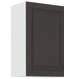 Kuchynské skrinky visiace Kuchynská skrinka STILO grafit mat/biely 50g-72 1f