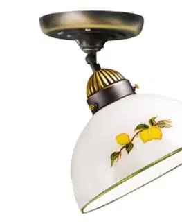 Svietidlá Kolarz 731.10.126 - Prisadený luster NONNA 1xE27/75W/230V pr. 20 cm citróny 731.10.126