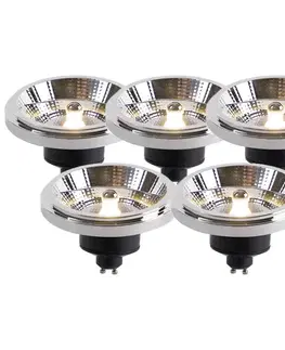 LED osvetlenie Sada 5 stmievateľných LED žiaroviek GU10 AR111 11W 810lm 2700K
