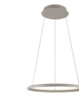 Svietidlá Schöner Wohnen 15570-39-LED stmievateľné závesné svietidlo na lanku QUILLO LED/36W/230V, priemer 60 cm, sivé 15570-39