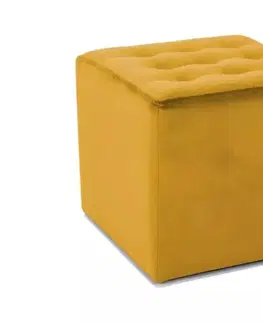 Taburetky Signal Taburetka LORI VELVET | curry