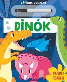 Pre deti a mládež - ostatné Dinók - Játékos vonalak