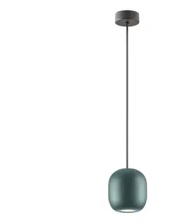 Svietidlá Redo 01-3478 - Luster na lanku BOOM 1xGU10/10W/230V pr. 12 cm zelená 01-3478