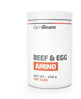 Komplexné aminokyseliny GymBeam Beef&Egg 500 tab. bez príchute