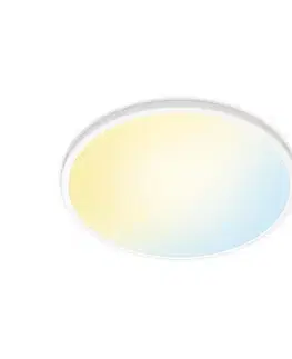 Svietidlá WiZ - LED Stmievateľné stropné svietidlo SUPERSLIM LED/22W/230V biela Wi-Fi 8719514554931