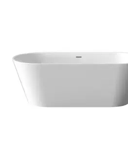 Vane INVENA - Vaňa voľne stojaca 170 cm limnos so sifónom biela; AN-00-120-M