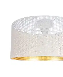 Svietidlá HEXE Stropné svietidlo ALDO 1xE27/60W/230V pr. 40 cm biela 0036