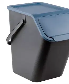 Koše na triedenie odpadkov Modrý odpadkový kôš, 25l