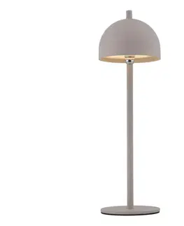 LED osvetlenie Schöner Wohnen 19244-39 - stmievateľná LED stolová lampa BELLIS LED/2,5W/5V IP54 sivá 19244-39
