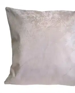 Dekoračné obliečky Obliečka Plain Velvet YX514 40x40cm krémová