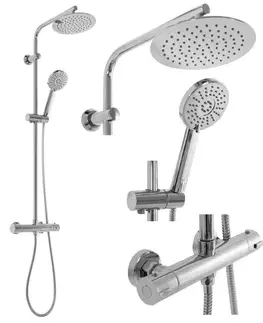 Kúpeľňové batérie REA REA - Sprchový set s batériou 150mm BLISS Chróm REA-P8805