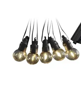 LED osvetlenie  LED Solárna reťaz 10xLED/0,5/4,5V 12 m 3000K IP44 + DO 7804
