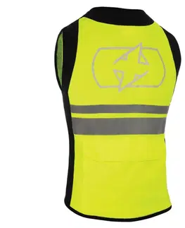Reflexné pásky a klipy Oxford Utility Bright Top žltá fluo/šedá reflexná/čierna - S
