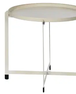 Záhradné stoly Záhradný stôl Havana 47 cm béžový
