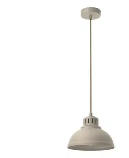 Svietidlá  Luster na lanku SVEN 1xE27/15W/230V béžová 8889