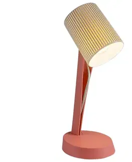 Lampy Rabalux 74088 - Stolná lampa SOLVET 1xE14/11W/230V ružová 74088