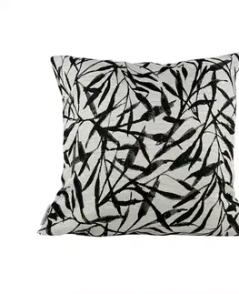 Dekoračné obliečky Obliečka Willow čierna 60x60 Merkury Home