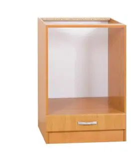 Kuchynské dolné skrinky KONDELA Lora MDF New S60KU kuchynská skrinka na sporák jelša