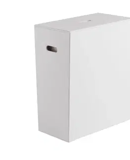 Doplnky do kúpeľne Gedy - LUXURY kôš na bielizeň 49,5x61,8x29cm, biela 103702