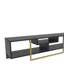 TV stolíky TV stolík Asal 150 - Black, Gold
