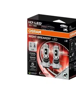 Žiarovky SADA 2× LED autožiaroviek NIGHT BREAKER SPEED H7 PX26d/16W/12V 6000K - Osram 64210DWNBSP-2HB