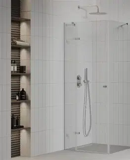 Sprchovacie kúty MEXEN/S - ROMA sprchovací kút 90x90, transparent, chróm 854-090-090-01-00