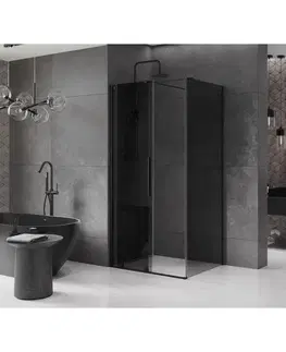 Sprchovacie kúty MEXEN/S - Velár sprchovací kút, posuvné dvere 90 x 85, grafit, čierna 871-090-085-41-70