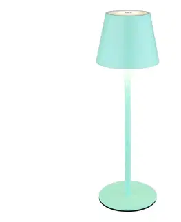 Lampy Globo 58488M-LED VANNIE – vonkajšia stolná lampa, stmievateľná, dotykové ovládanie, nabíjateľná, 3W/5V IP54 1800mAh 58488M