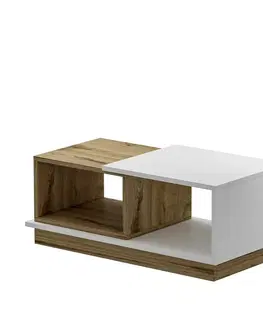 Konferenčné stolíky Konferenčný stolík Viana White and Oak