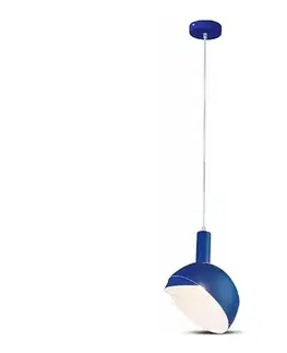Svietidlá  Luster na lanku 1xE14/60W/230V modrá 3925