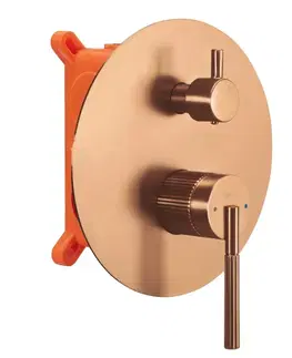Sprchy a sprchové panely REA - Podomietková sprchová sada Argon Brush Copper + BOX REA-P4330
