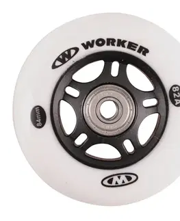 In-line kolieska In-line kolieska WORKER 84mm a ložiská ABEC-9 chrome - Set 4 ks